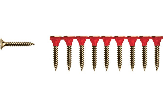 45mm needle point collated screws box 1000